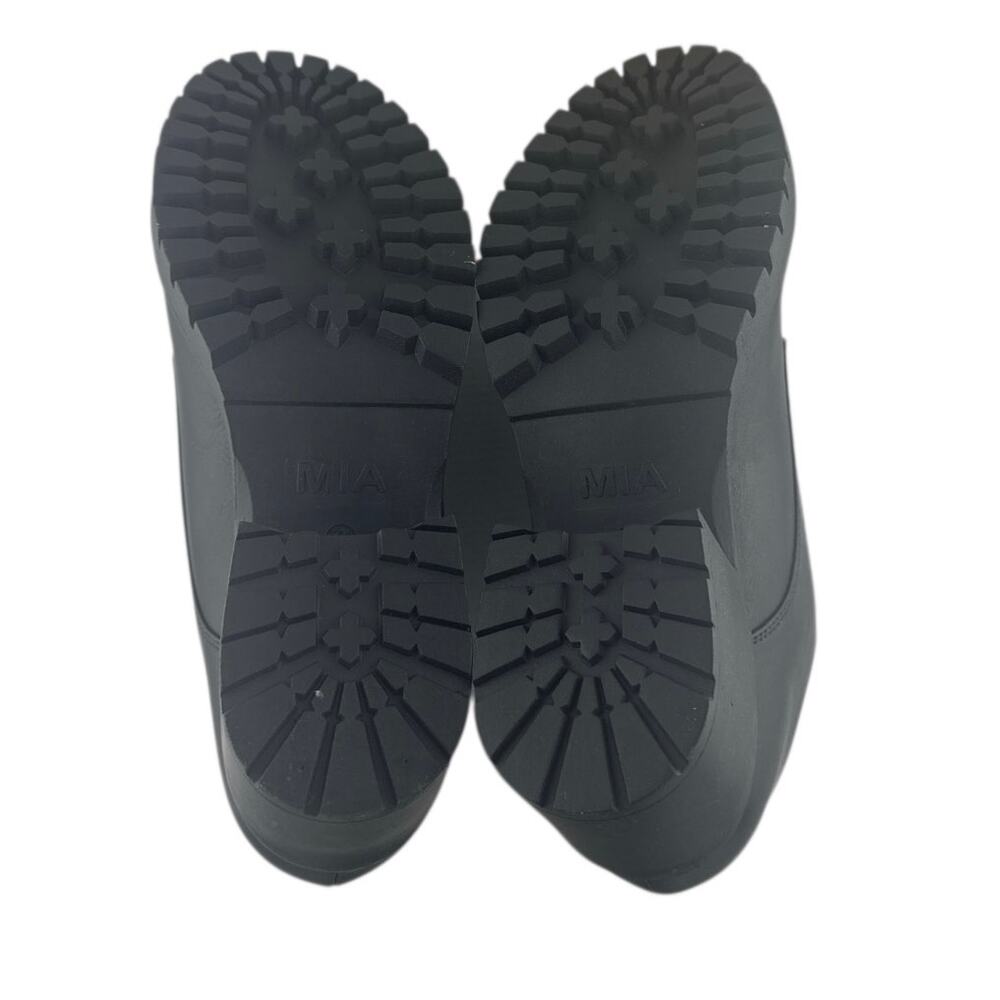 NWB MIA Vicki Black Chunky Platform Oxford Lace-Up -Lug Sole Women's Size 7.5 - Picture 7 of 7